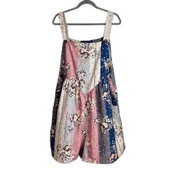 MSRP $49 Boho Floral Jumper Floral Romper Size M | SAME DAY SHIP or NEXT DAY - Picture 1 of 7